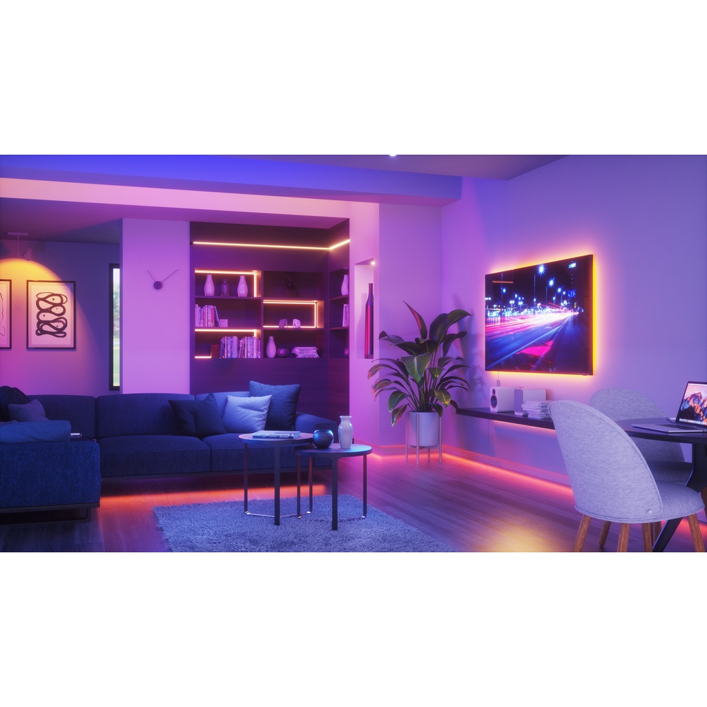 Dây đèn LED thông minh Nanoleaf Essentials Lightstrips 16 triệu màu 1 Mét (Bộ mở rộng)