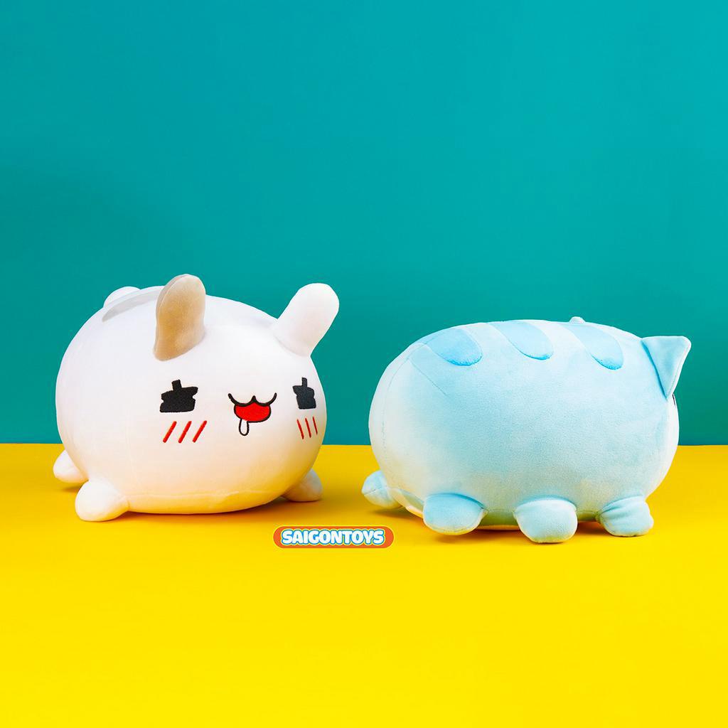 Combo Gấu Bông Thỏ Tutu Và Mèo Capoo Mặt Háo Hức