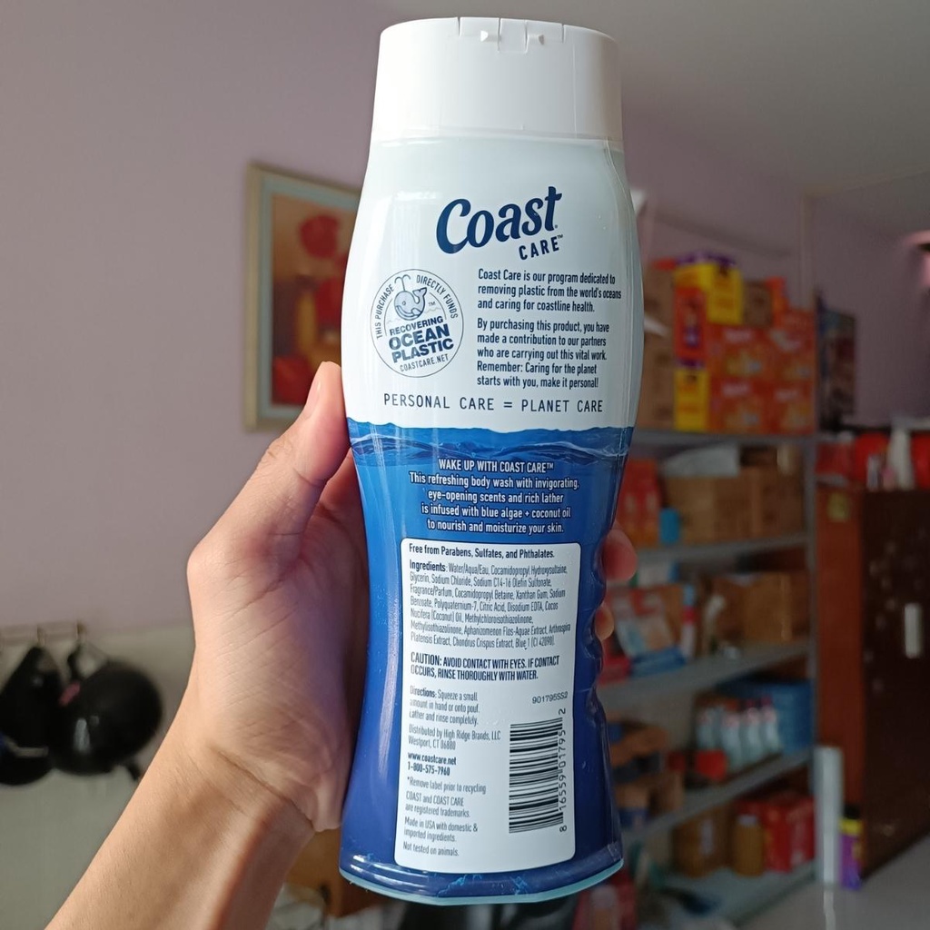 Sữa tắm nữ Coast Care 532ml nhâp khẩu Mỹ