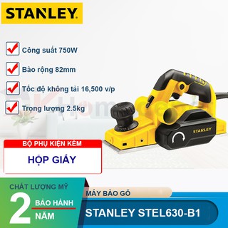 Chính hãng - máy bào gỗ cầm tay 750w stanley stel630 bào rộng 82mm