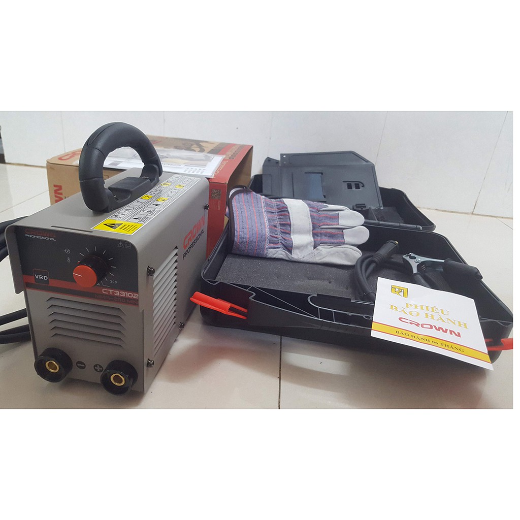 Máy hàn inverter cầm tay Crown CT33102 chính hãng