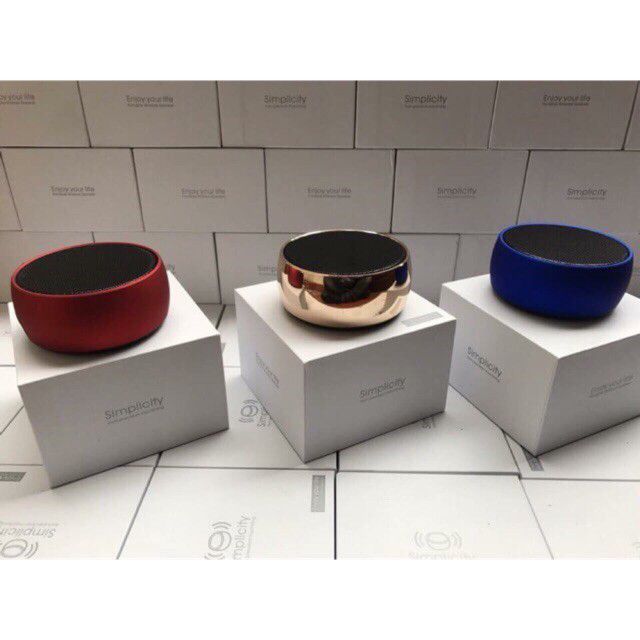 Loa bluetooth càm tay mini BS 01 vỏ kim loại nghe nhạc cực chất