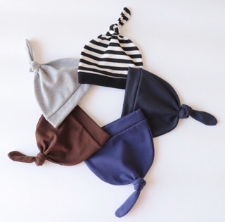 MŨ COTTON CHO BÉ TRAI/GÁI KIỂU THẮT NÚT
