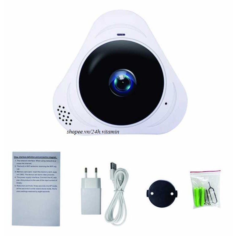 Camera wifi yoosee ốp trần VR002 HD-1.3MP siêu nhỏ, chống trộm, quay ngày đêm