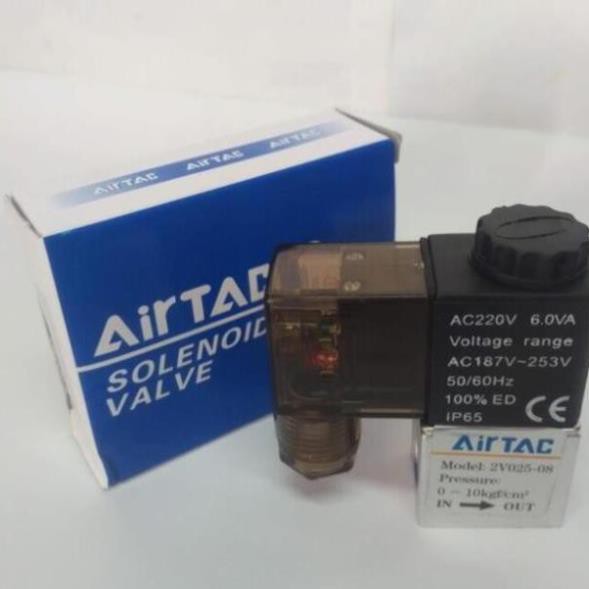 Van điện từ 1 chiều airtac hai cổng