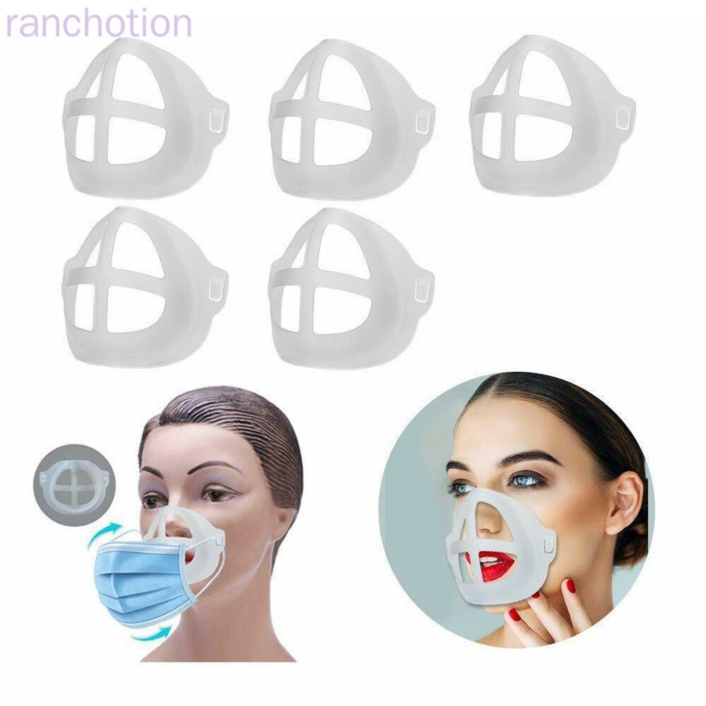 (Hàng Mới Về) Set 4 Khẩu Trang 3d Bằng Silicon Thoáng Khí Chất Lượng Cao