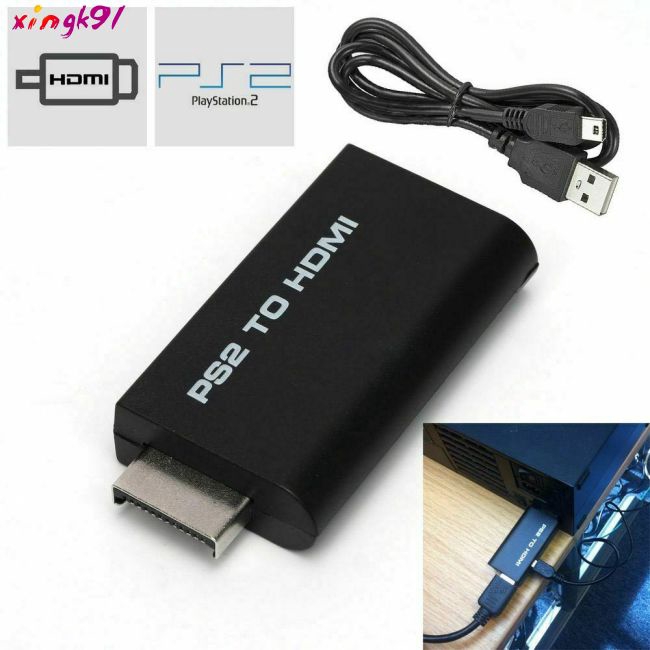 For Sony Playstation 2 PS2 to HDMI Converter Adapter Adaptor Cable HD