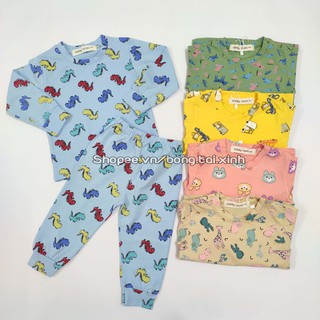 [XẢ HÀNG - ] BỘ THU ĐÔNG IN HÌNH CỰC YÊU COTTON CAO CẤP 100%