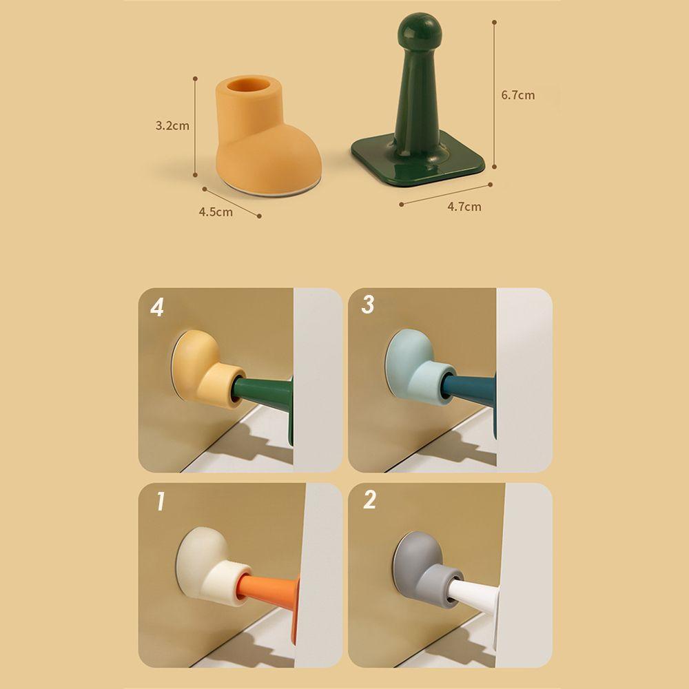 Dụng Cụ Chặn Cửa Chống Sốc Không Cần Đóng Đinh Siêu Bền Tiện Dụng Cho Gia