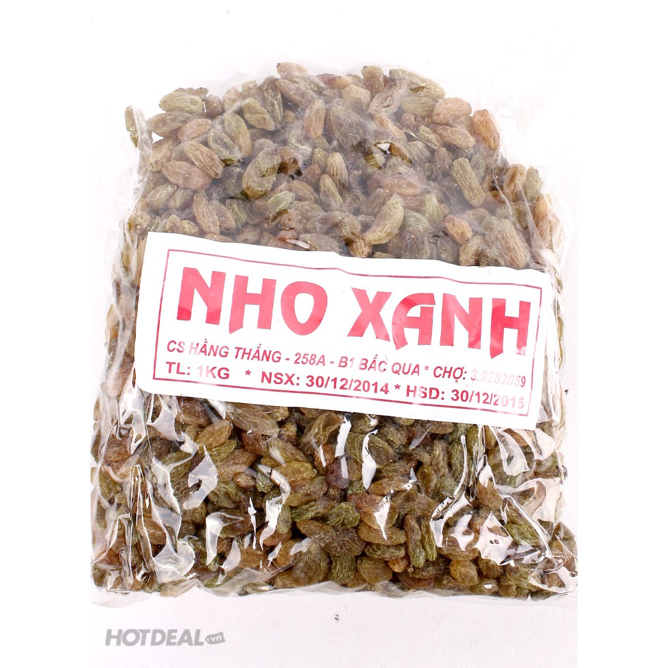 [Giá Sock] Nho khô 100g