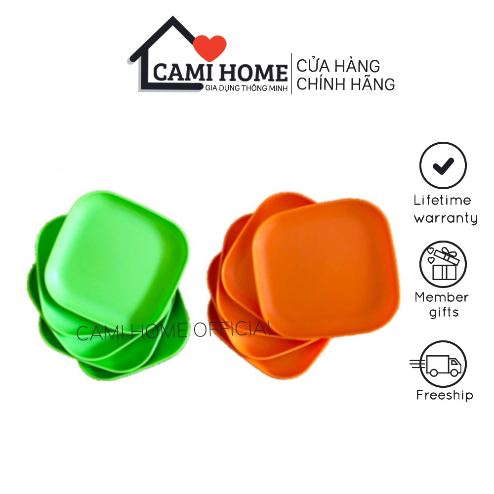 Dĩa nhựa nguyên sinh chính hãng Tupperware Mini Stacking Plate