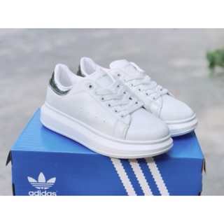 Giày McQueen gót bạc bóng 36-40