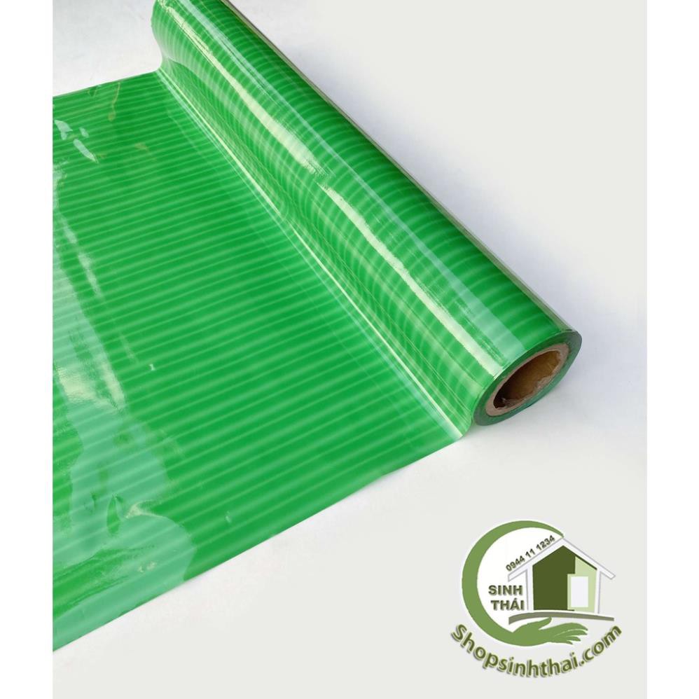 Lá chuối giả gói giò, chả lụa, nem chua - Giấy kiếng xanh lá gói giò  - Cắt liền thành 1 tấm liền