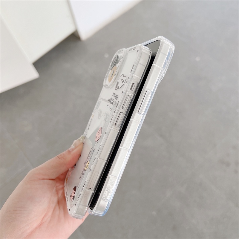 Ốp Điện Thoại Hình Đôi Mắt Hoạt Hình Có Ngăn Đựng Thẻ Cho IPhone 14plus 14promax 13Promax 12 11 7Plus X Xs Max XR