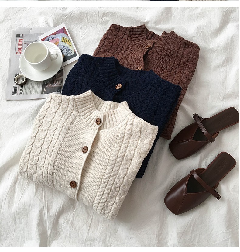 Áo Khoác Cardigan Dáng Ngắn Thời Trang Xuân Thu Cho Nữ | BigBuy360 - bigbuy360.vn