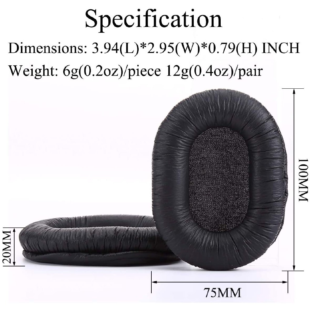 Bộ 2 miếng đệm tai nghe chụp tai Mdr-7506 / Mdr-V6 / Mdr-V7 / Mdr-Cd900St