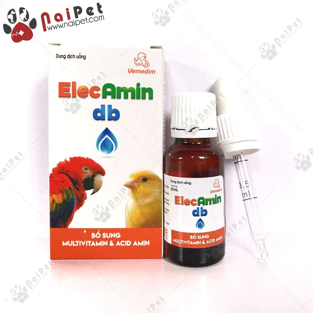 Dung Dịch Bổ Sung Multivitamin Acid Amin Cảnh ElecAmin db Vemedim 20ml