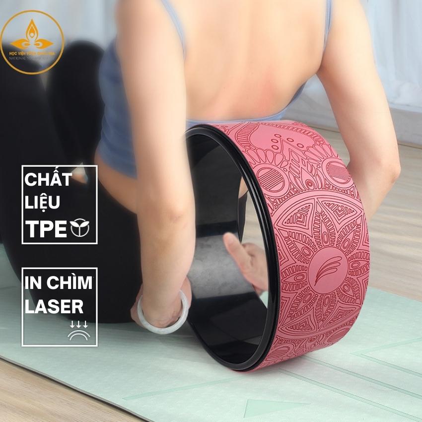 Vòng Tập Yoga  PU Cao Cấp - Yoga QG, Chất Liệu Da PU, Kích Thước 32x32x15cm, Chịu Lực 150kg, Phù Hợp Với Mọi Bài Tập