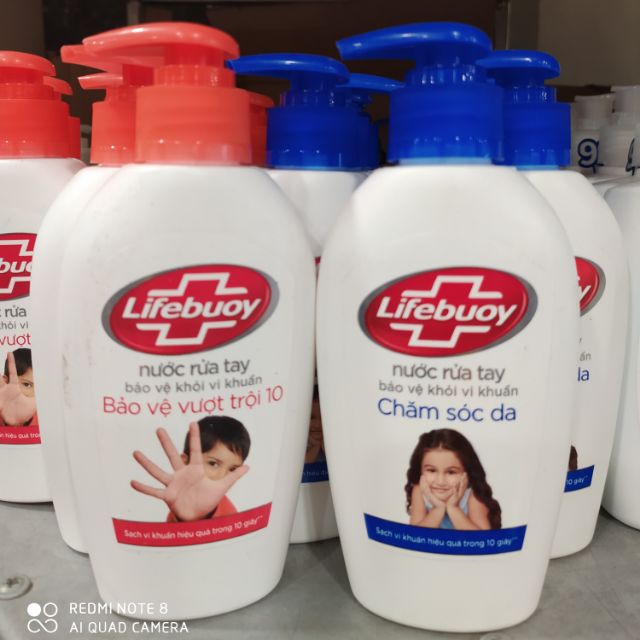 Nước Rửa Tay Lifebuoy Kháng Khuẩn 180ml