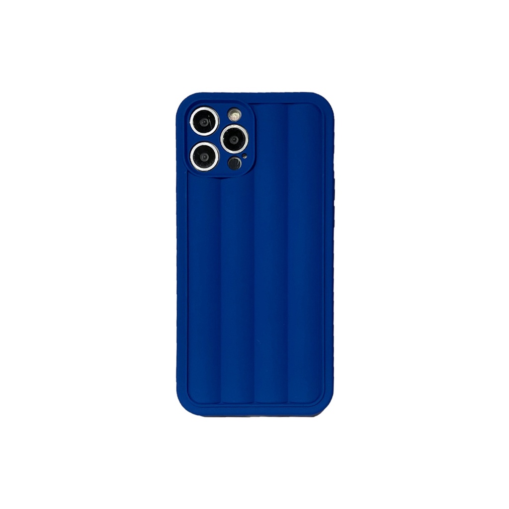 Ốp điện thoại silicon dẻo màu xanh dương sang trọng cho IPHONE 11 12 13 PRO MAX X XS MAX XR 7+ 8 PLUS