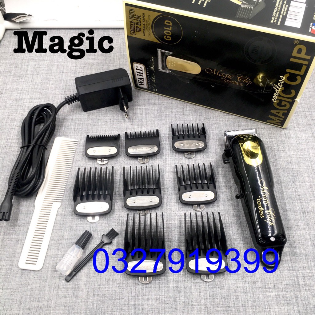 [Free Ship] Tông đơ cắt tóc MAGIC CLIP lưỡi kép ( cữ thép )