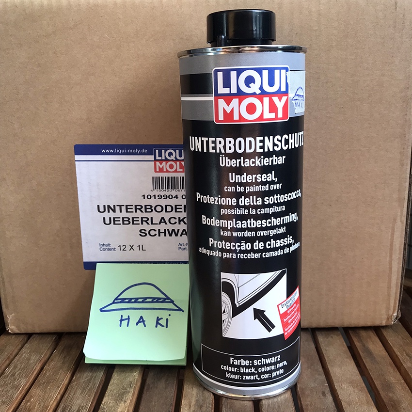 Chai sơn phủ gầm ô tô (xịt phủ gầm ô tô) chống rỉ sét Liqui Moly 1L màu đen nhập Đức