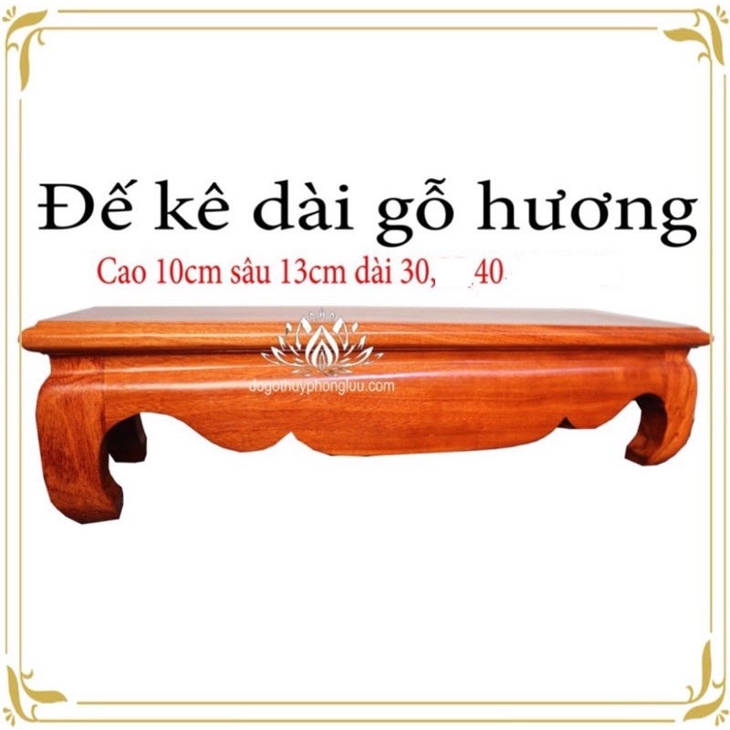 Đế kê khung ảnh - kỷ dài gỗ hương cao cấp
