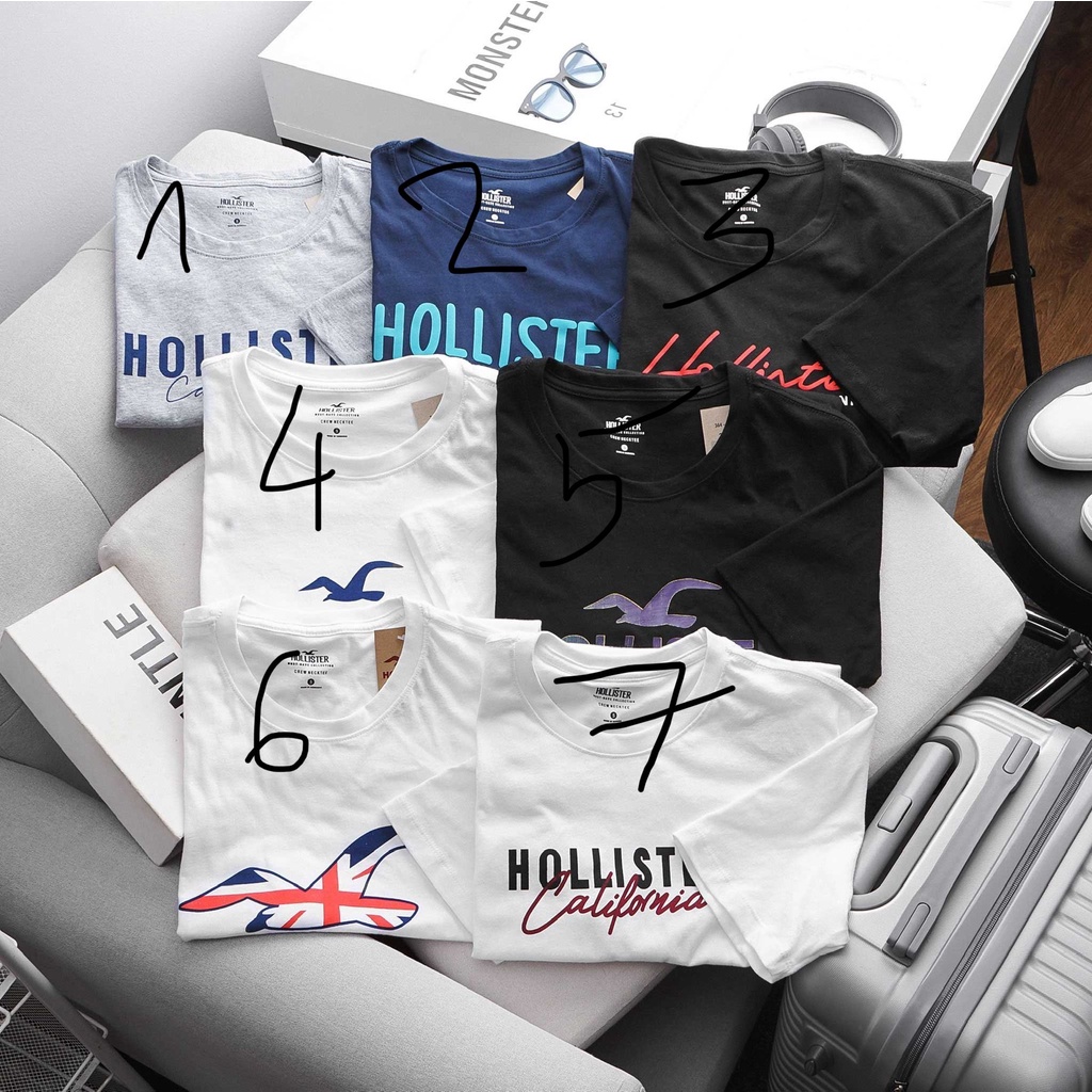 Áo thun HOLLISTER dư xịn 100% cotton - thoát mồ hôi cực nhanh ( Không chứa Spandex / Nylon và Silicon )