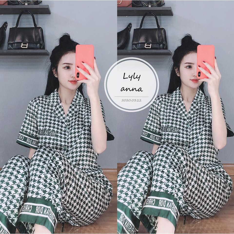 Set Đồ Bộ Pizama Nữ - Bộ Pijama Mặc Nhà HotGirl Siêu Sang Form Đẹp Chuẩn Shop - Kèm Hình Thật TN | BigBuy360 - bigbuy360.vn