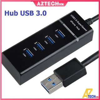 [Giá Sinh Viên] Bộ chia, Hub usb 4 port tốc độ USB 3.0 (1 cổng usb thành 4 cổng)