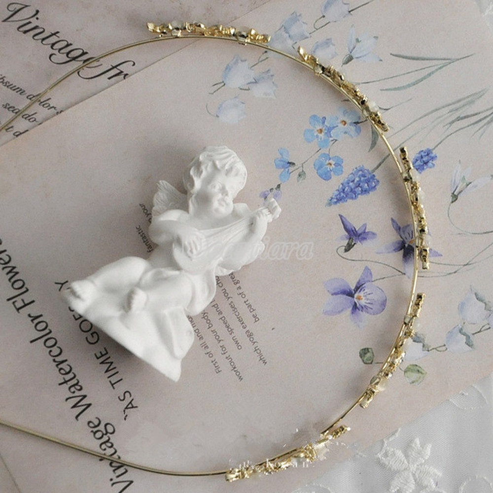 Cài tóc đính đá mắt mèo sang trọng thời trang