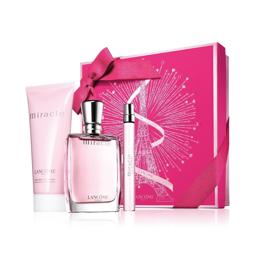 Set nước hoa Lancome Miracle (1NH 50ml + 1NH 10ml + 1 body lotion 100ml)