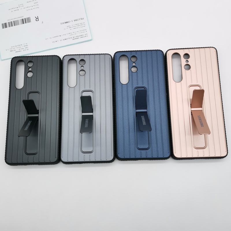 Ốp Điện Thoại Kiểu Áo Giáp Có Giá Đỡ Cho SAMSUNG Galaxy S21 Ultra 5G S21