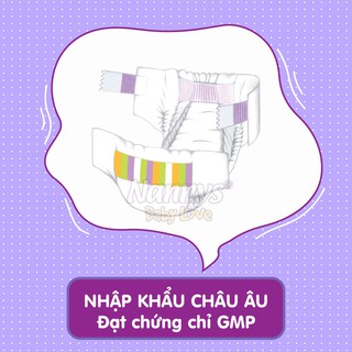 Tã/Bỉm dán Nannys S/M/L/XL/XXL 50 chiếc/bịch