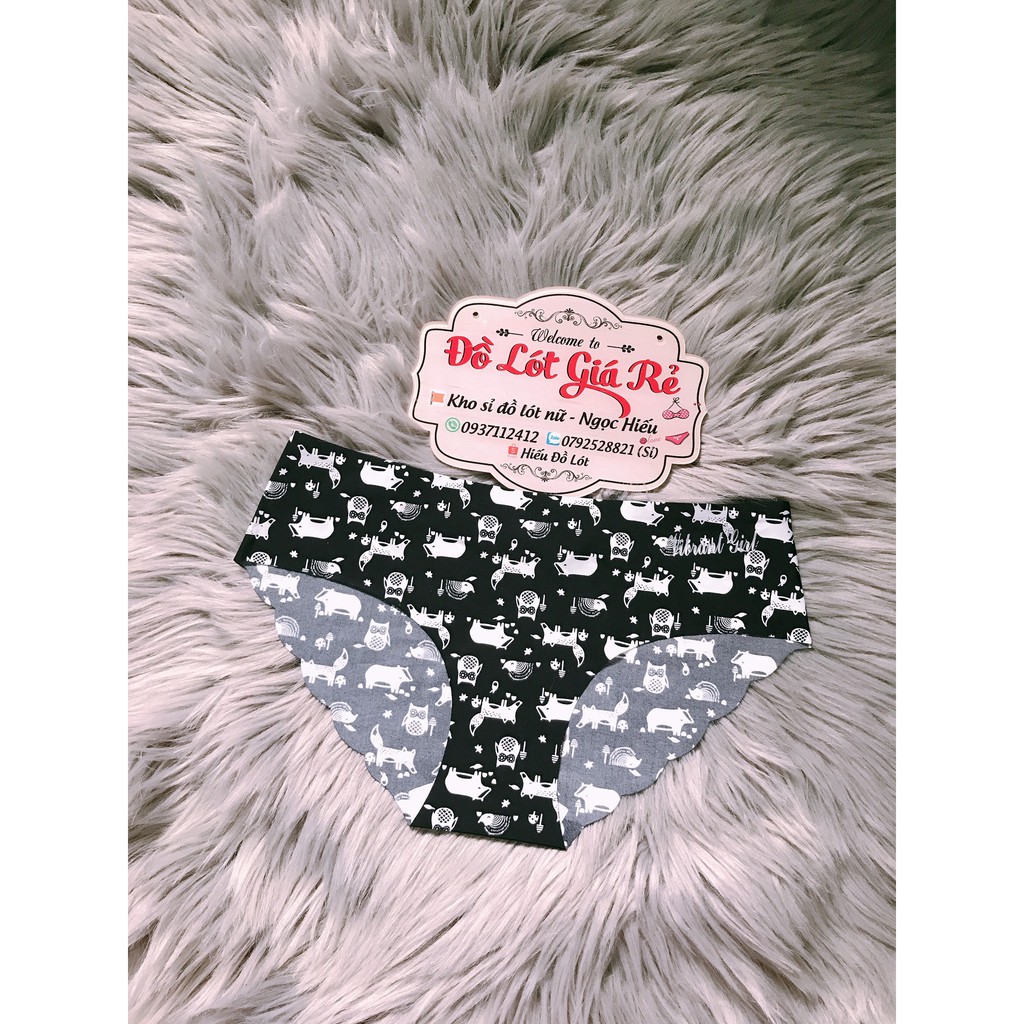 Combo 3 quần su viền sóng vibrant gril họa tiết xinh xắn - INBOX SHOP LỰA MẪU