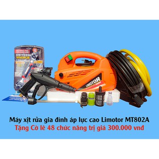 Máy xịt rửa xe limotor mt802a👍chính hãng👍máy xịt rửa xe gia đình số 1 việt nam, 2000w, 160bar