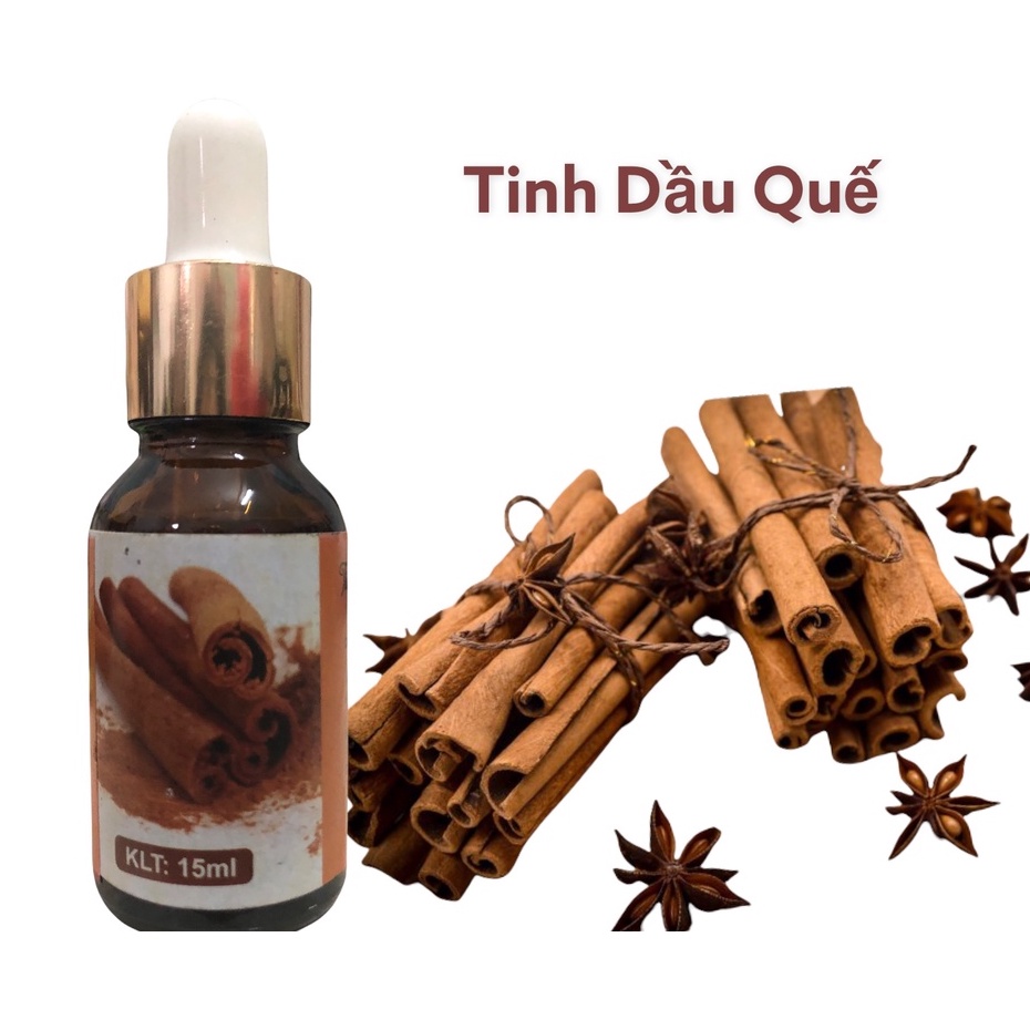 Tinh Dầu Quế Nguyên Chất Thiên Nhiên 100% Lọ 10Ml Tinh Dầu Quế Thơm Phòng Chiết Xuất Nguyên Chất Giúp Đuổi Muỗi Khử Mùi