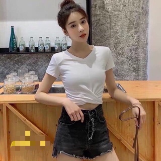 Áo xoắn eo cá tính năng động