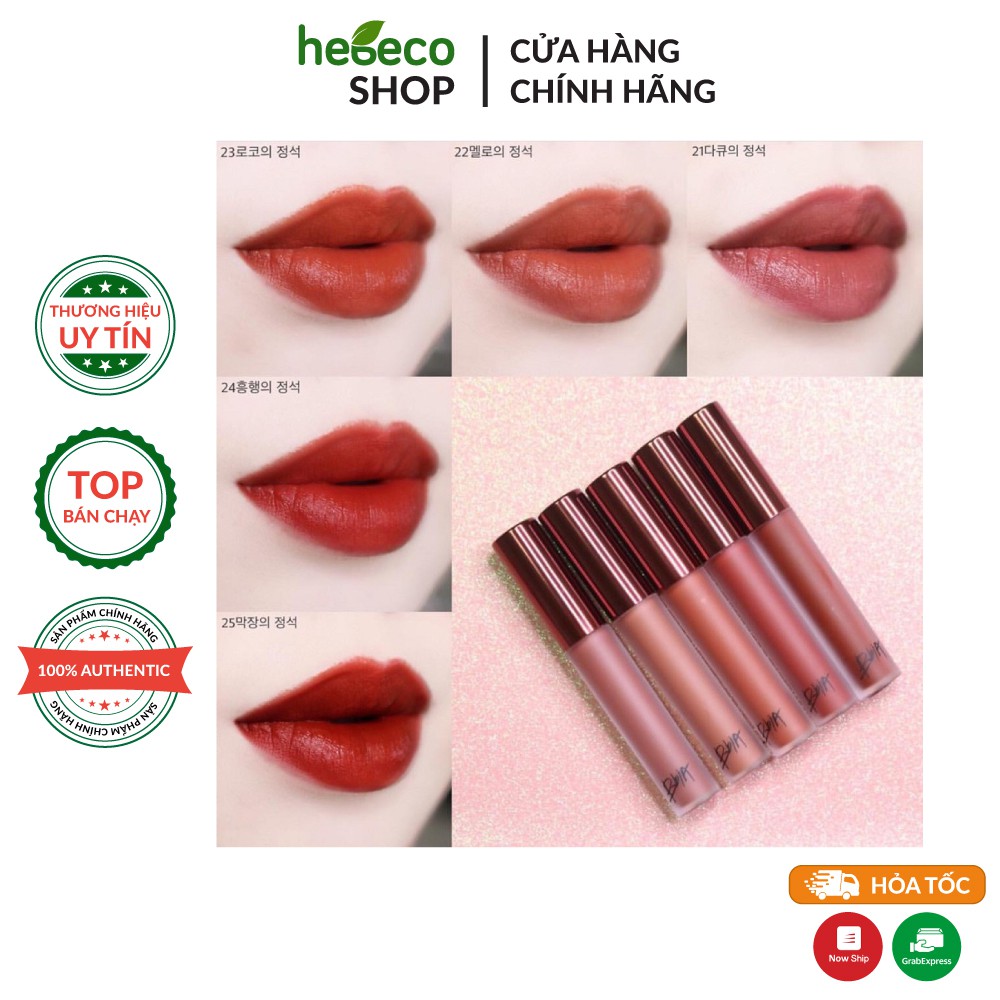 Son Kem Lì BBIA Last Velvet Lip Tint Auth 100%