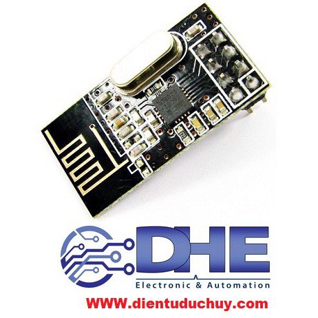MẠCH THU PHÁT KHÔNG DÂY RF NRF24L01 - TẦN SỐ 2.4GHZ, ĐẾ RA CHÂN NRF24L01