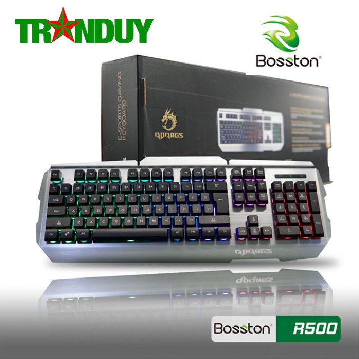 K037 Bàn Phím Giả Cơ Bosston R500 Đèn Led