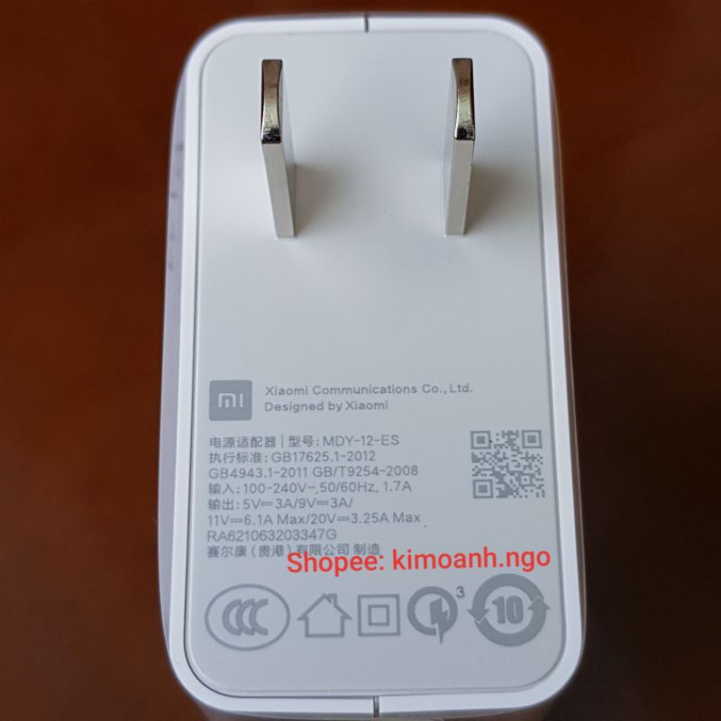 Bộ Sạc Nhanh 67W Xiaomi Redmi, Poco New Seal.