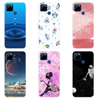 Ốp Điện Thoại Silicon TPU Mềm Hình Tranh Vẽ Cho Realme C12 Realme C12 C 12