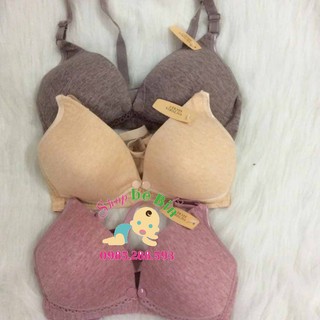 Áo ngực cho con bú đệm mỏng mẫu trơn