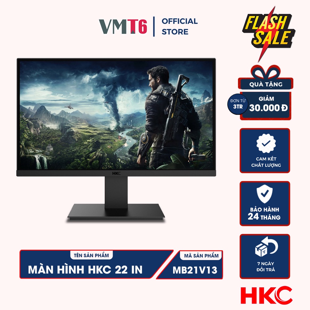 [Chính Hãng] Màn hình HKC 22'' - MB21V13 - Full HD - Bảo Hành 24 Tháng