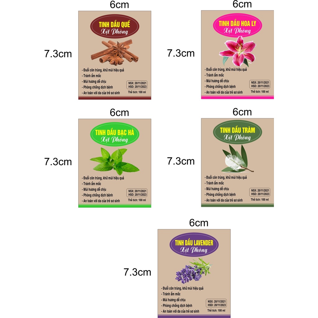 Tinh Dầu Thơm Phòng Quế 100ml