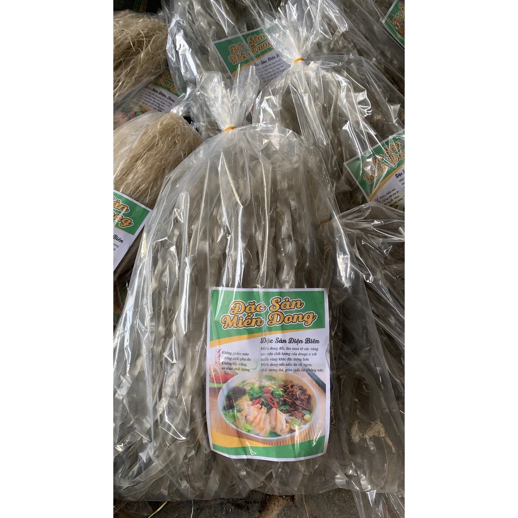 Miến Dong Thái Tay Điện Biên - Đặc Sản Tây Bắc Sợi To Gói 500g / 1kg