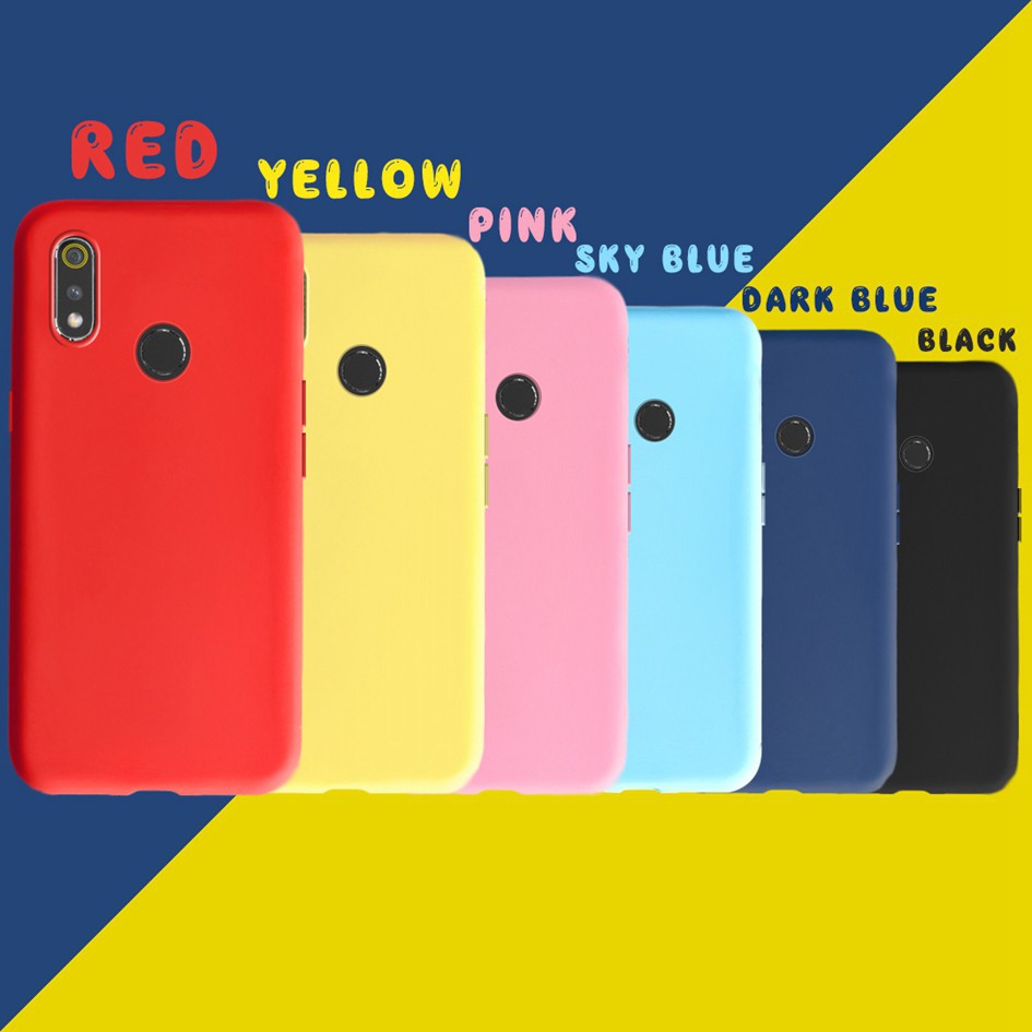 Ốp điện thoại TPU mềm màu trơn cho Oppo Realme 3 Realme 3i Realme3 Findx1825 Rmx1821 Realme3I Rmx1827