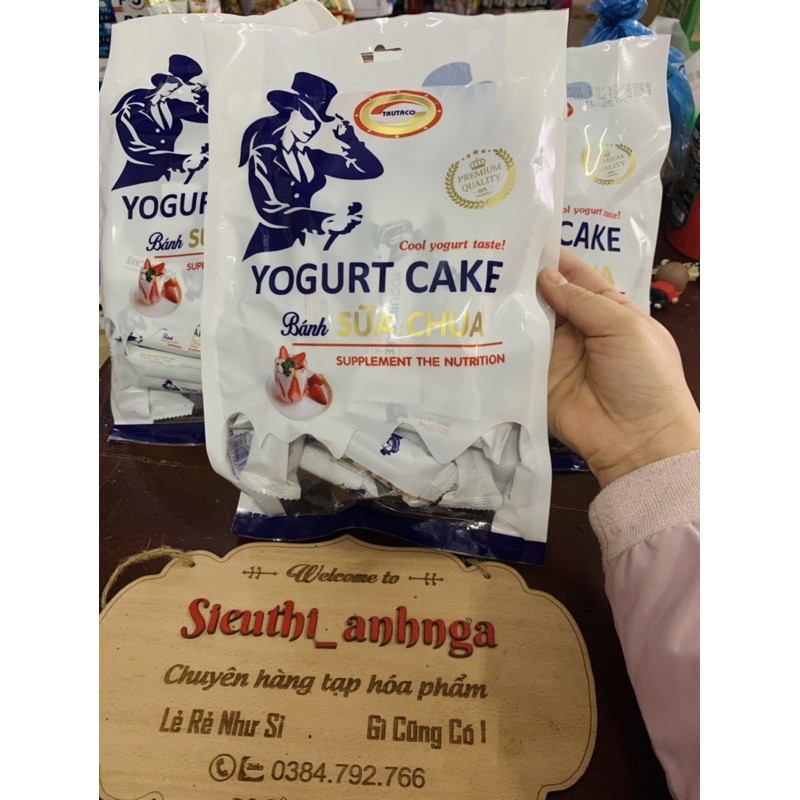 Bánh Sữa Chua Yogurt Cake Túi 250G (Giòn-Thơm)