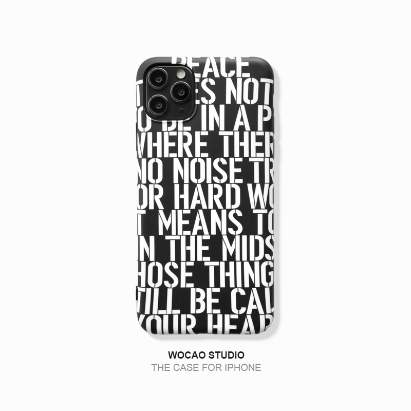 Ốp Điện Thoại Mềm In Chữ GD Cho iPhone 14 / 13 / 12 7 / 8 Plus / X / XS / XR / XS MAX / 11 / 11 Pro / 11 Pro MAX / SE2